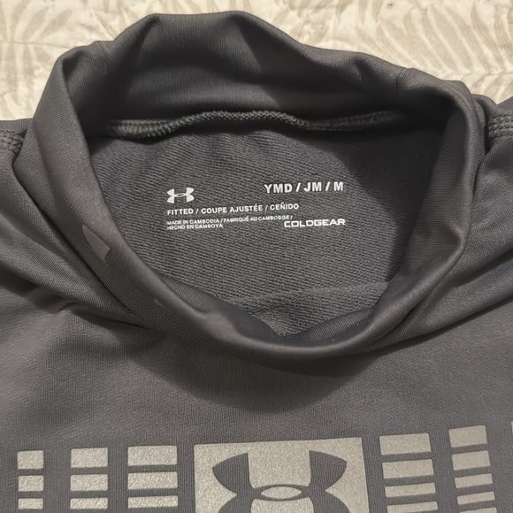 Under Armour Women's ColdGear Authentics Mock Neck Gray Size XS.✨✨ - Picture 4 of 4